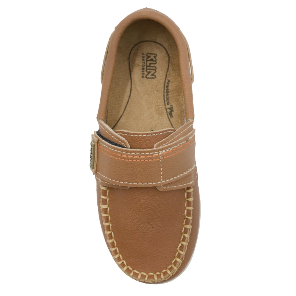 Mocassim Klin Infantil Caramelo - 276816 - Anita Shoes