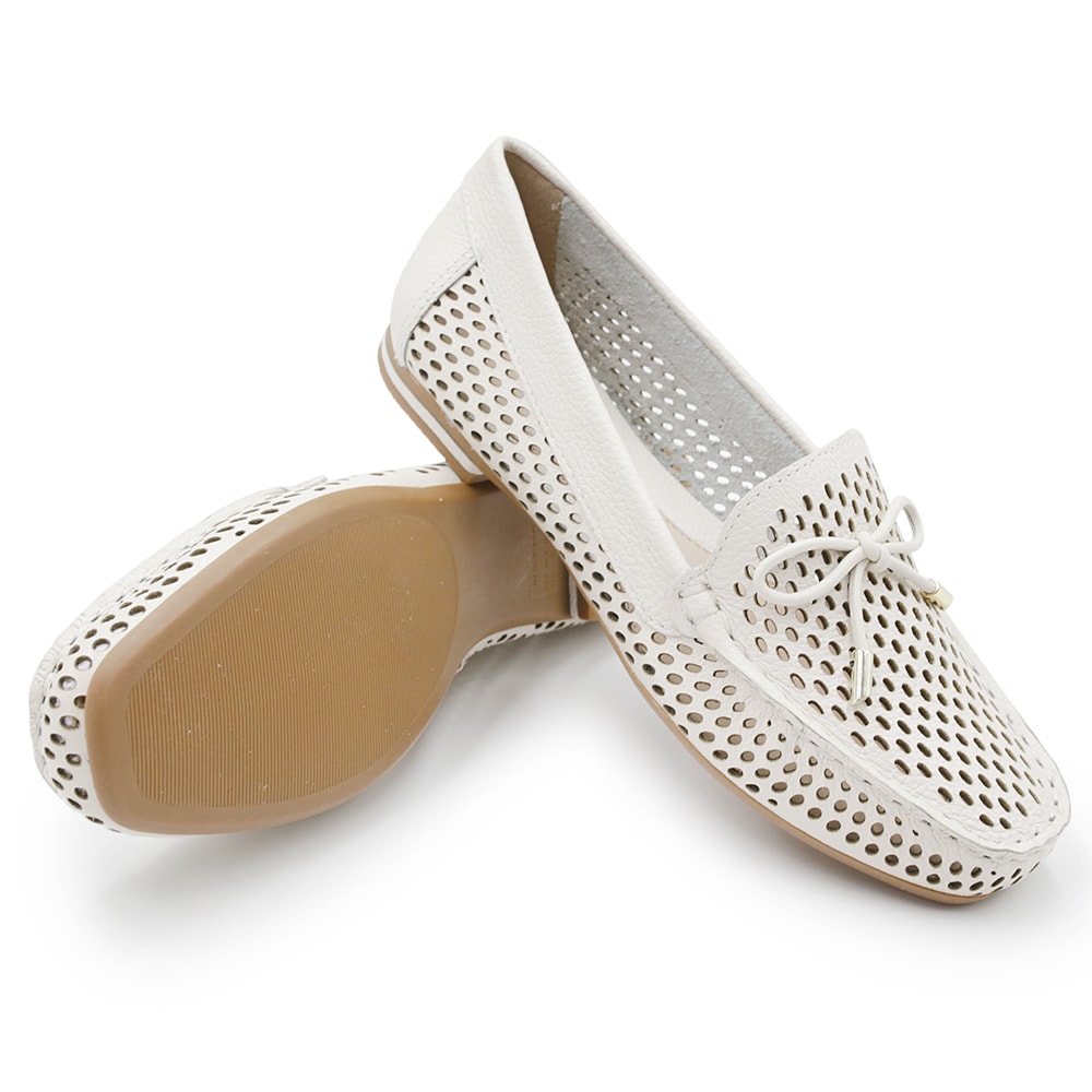 Mocassim Luz Da Lua 60260014 Panna - 276897 - Anita Shoes