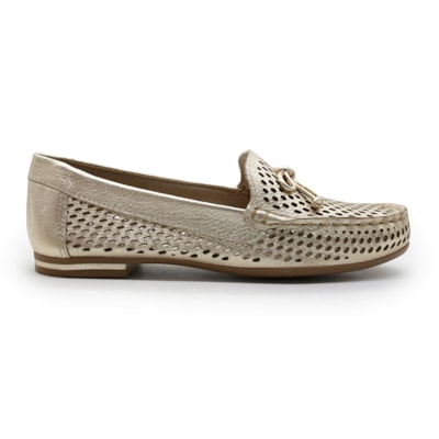 Mocassim Luz Da Lua Feminino Ouro - 281582