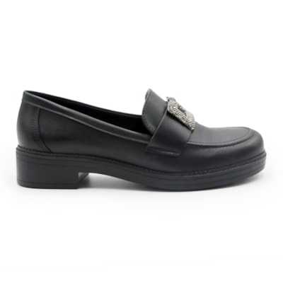 Mocassim Via Marte Feminino Preto - 270947