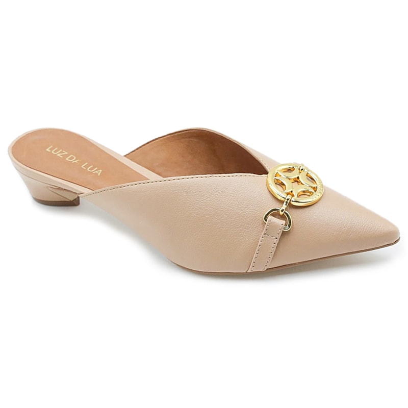 Mule Feminino Luz Da Lua Crema 228402 Anita Shoes