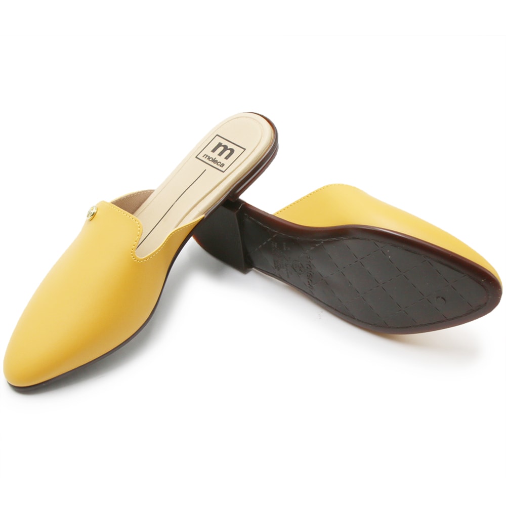 Mule Moleca Feminino Mostarda - 242156 - Anita Shoes