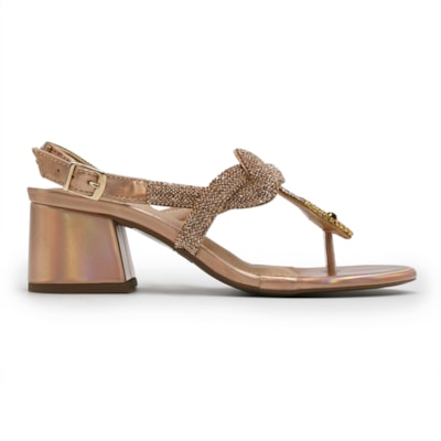 Sandalia Ferrette Feminina Cobre - 259036