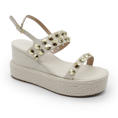 Sandalia Ferrette Feminina Off White - 282797