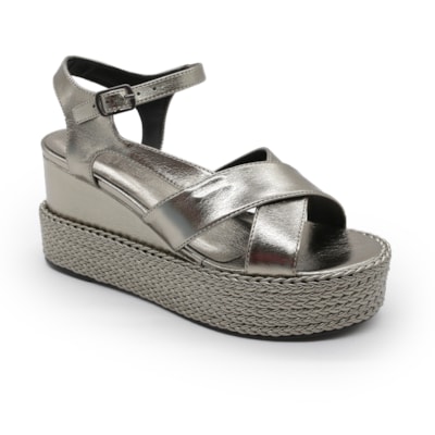 Sandalia Ferrette Feminina Pewter - 282795