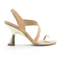 Sandalia Killana Feminina Ouro Light - 284044
