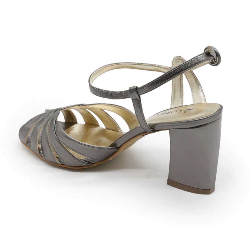Sandalia Lorraci Feminina Onix - 281872 - Anita Shoes
