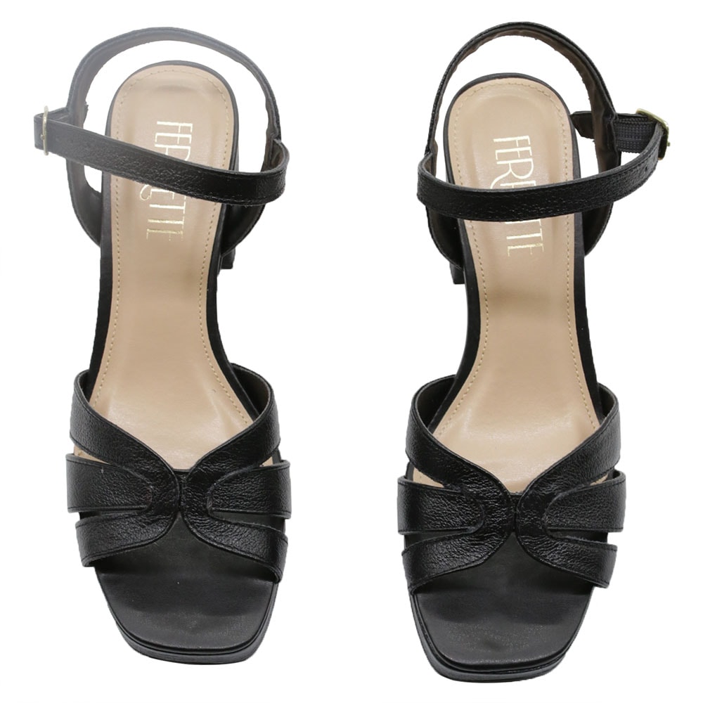 Sandalia Lorraci Feminina Preto - 281871 - Anita Shoes