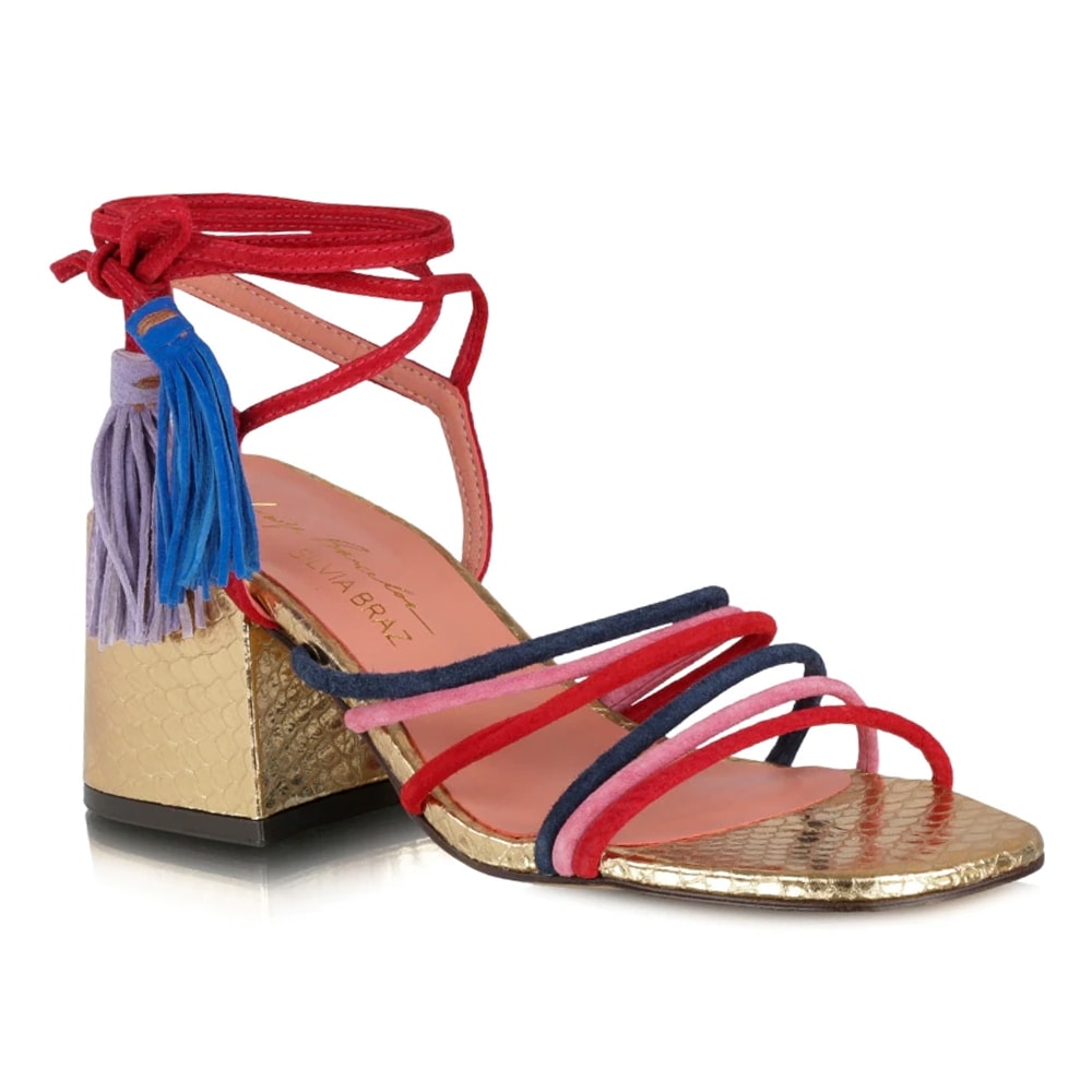 Sandalia Luiza Barcelos/ Silvia Braz Multicolor - 242252 - Anita Shoes