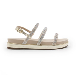 Sandalia Luz Da Lua Feminina Ouro - 268918