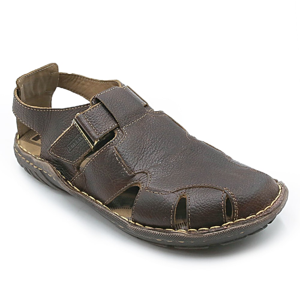 sandalia masculina de couro freeway