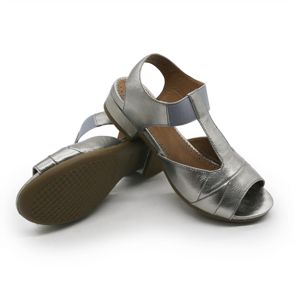 Sandalia Opananken Feminina Inox - 261410 - Anita Shoes