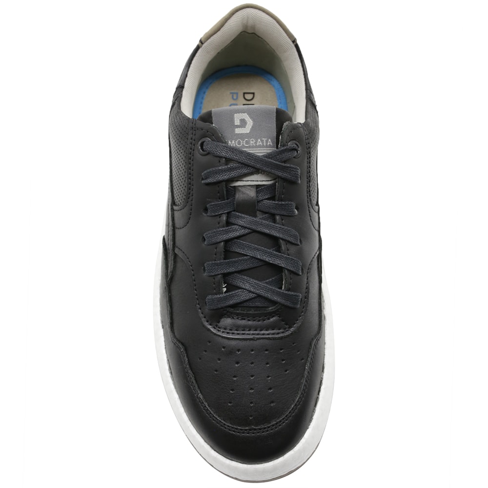 Sapatenis Democrata Drake Pulse Masculino Preto - 278512 - Anita Shoes
