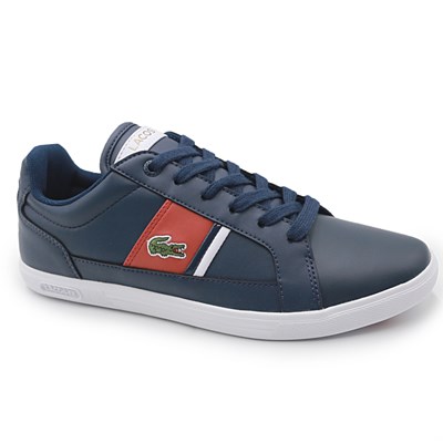 Sapatenis Lacoste Masculino Navy/Red - 241366