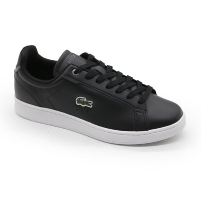 Sapatenis Lacoste Masculino Preto/Branco - 283329