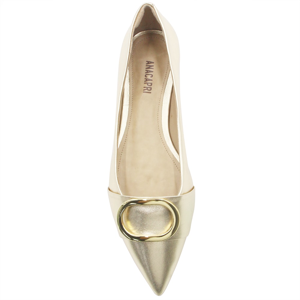 Sapatilha Ana Capri Feminina Ouro - 268718 - Anita Shoes