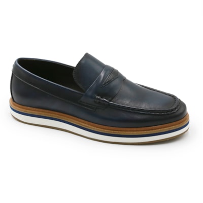 Sapato Jacometti Di Cavalcanti Masculino Azul - 255958