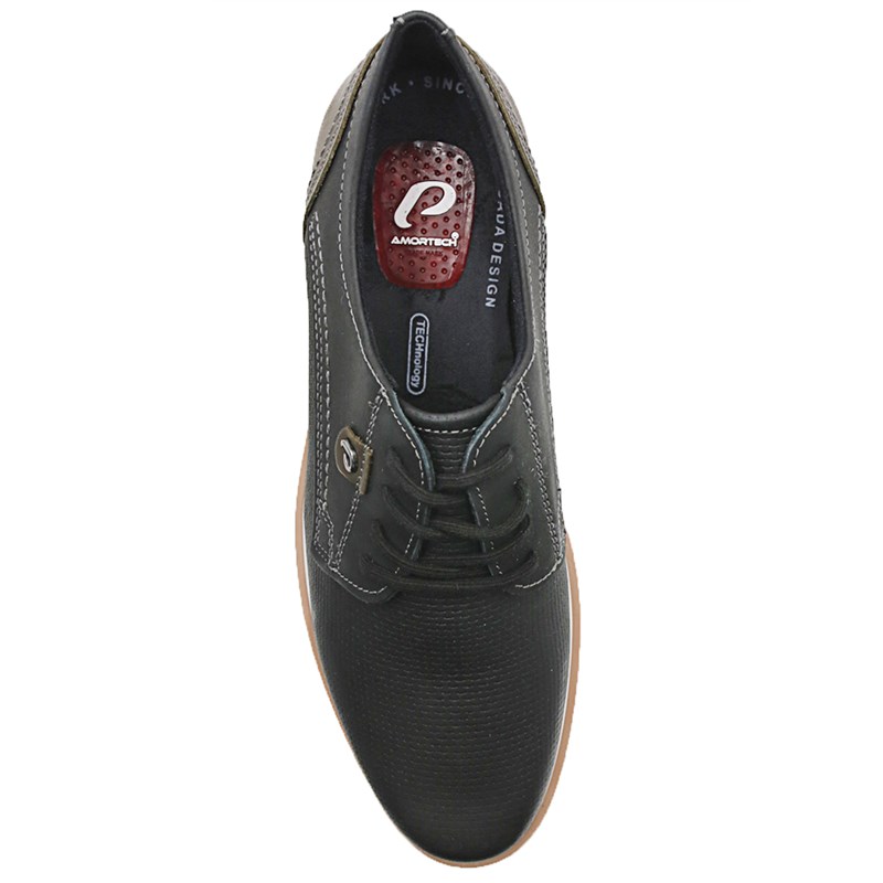 Sapato Pegada Masculino Preto/Cravo - 246528