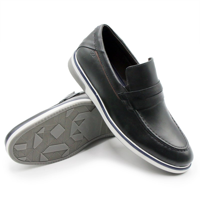 Sapato Zapattero Masculino Preto/Brown - 243407