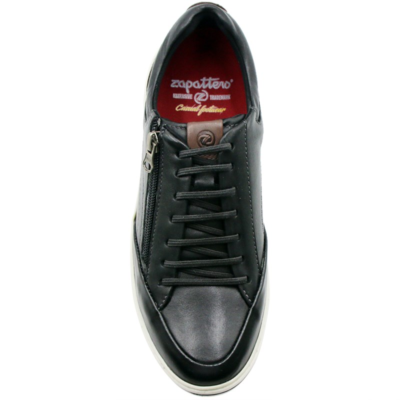 Sapato Zapattero Masculino Preto/Brown - 243408