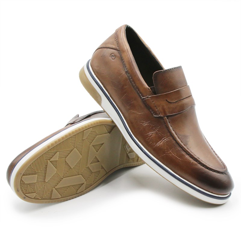 Sapato Zapattero Masculino Tan/Brown - 243407