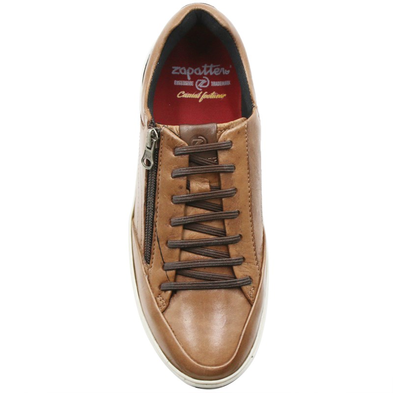Sapato Zapattero Masculino Tan/Brown - 243408