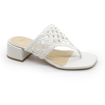 Tamanco Hits Feminino Branco - 281397