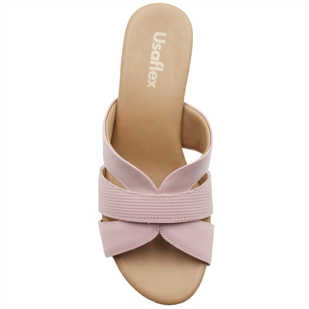 Tamanco Usaflex Feminino Camelia - 260349 - Anita Shoes