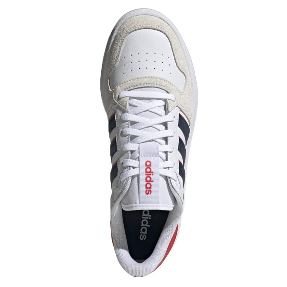 tênis couro adidas breaknet valentine's plus feminino