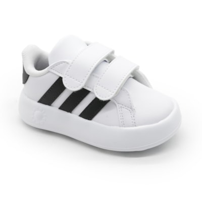 Tenis Adidas Grand Court Infantil Branco/Preto - 277208