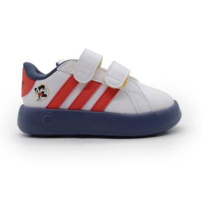 Tenis Adidas Grandcourt Infantil Vermelho/Azul - 278352