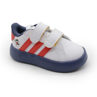 Tenis Adidas Grandcourt Infantil Vermelho/Azul - 278352