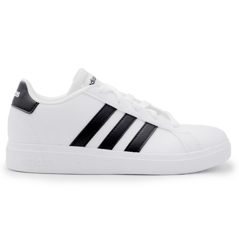 Tenis Adidas Infantil Branco/Preto 269127 Anita Shoes