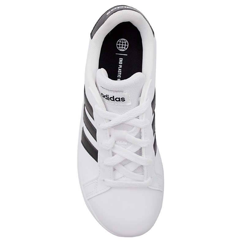 Tenis Adidas Infantil Branco/Preto - 269127