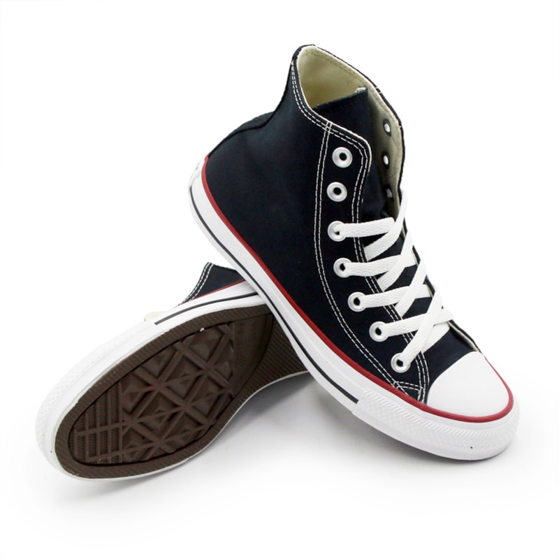 Tenis All Star Botinha Masculino Preto/Vermelho - 192770