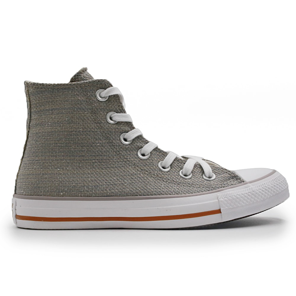 Tenis All Star Cano Alto Cinza/Amendoa - 251270 - Anita Shoes