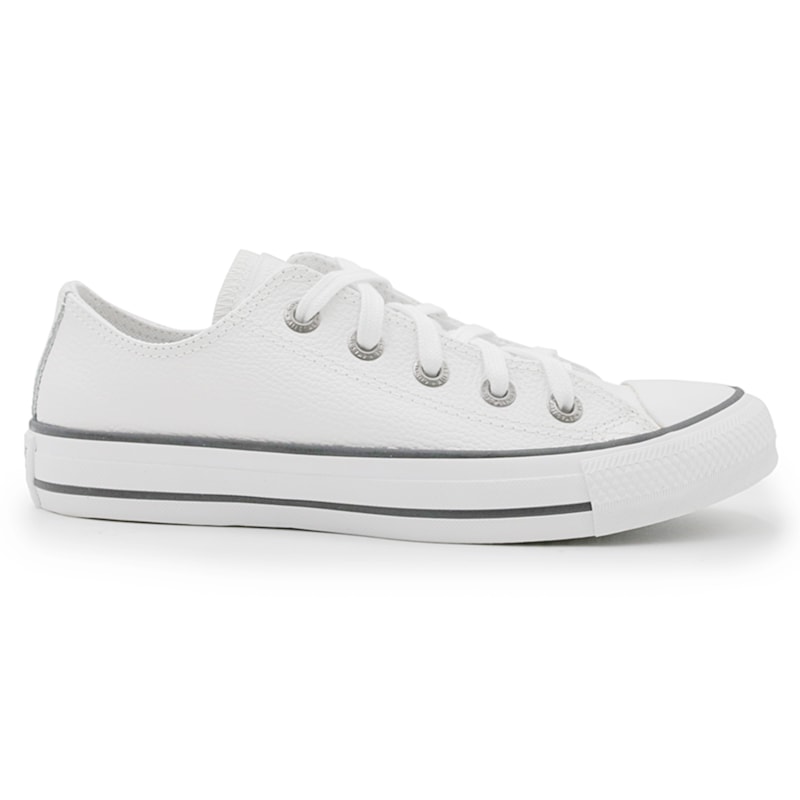 All Star Branco Couro Infantil Tênis Infantil Converse All Star