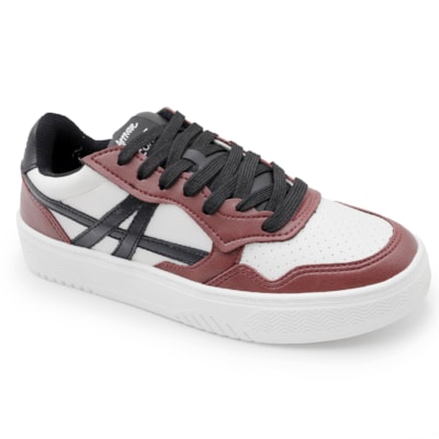 Tenis Approve 3 Branco/Bordo - 277233