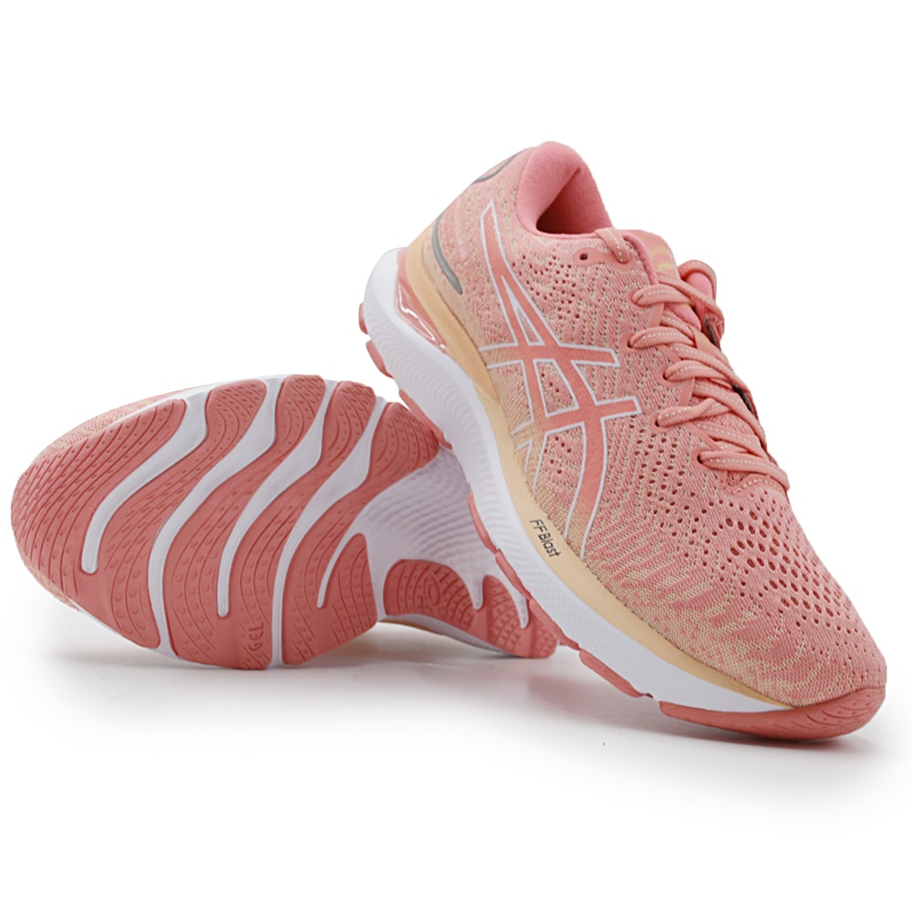 Tênis asics gel cumulus 18 outlet feminino - marinho e pink