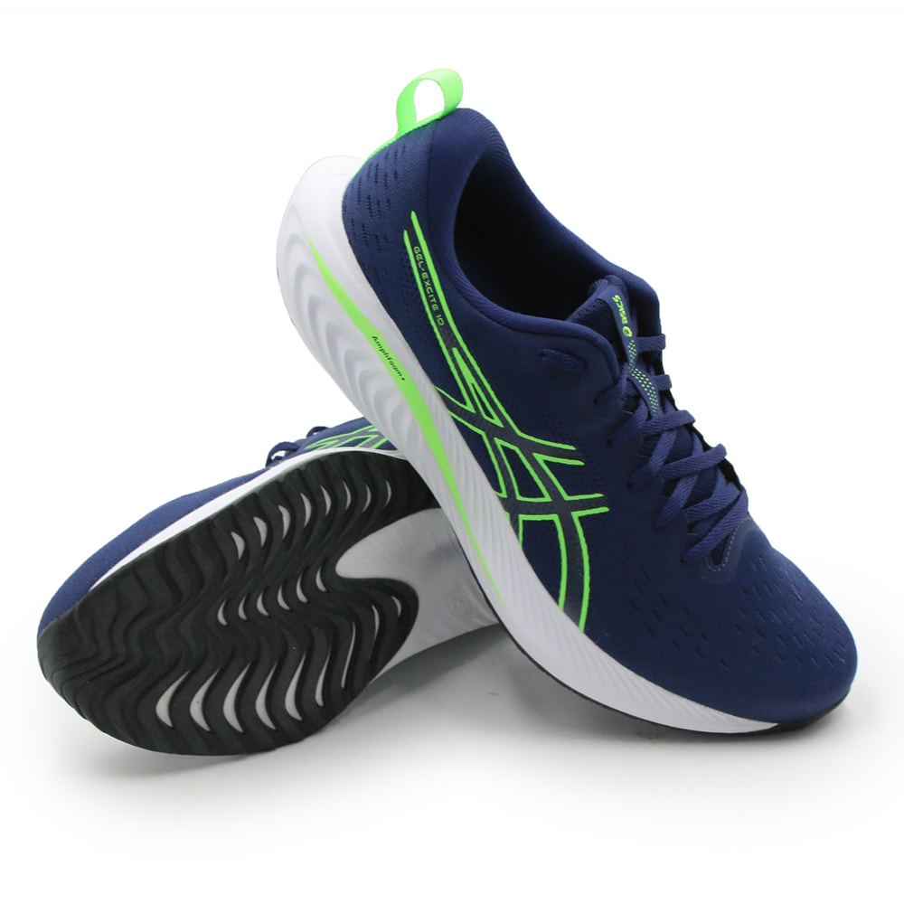 Tenis Asics Gel Excite 10 Masculino Azul/Verde - 278064 - Anita Shoes