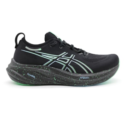 Tenis Asics Gel Nimbus Masculino Preto/Verde - 282724
