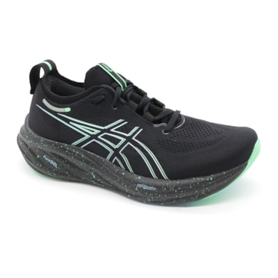 Tenis Asics Gel Nimbus Masculino Preto/Verde - 282724