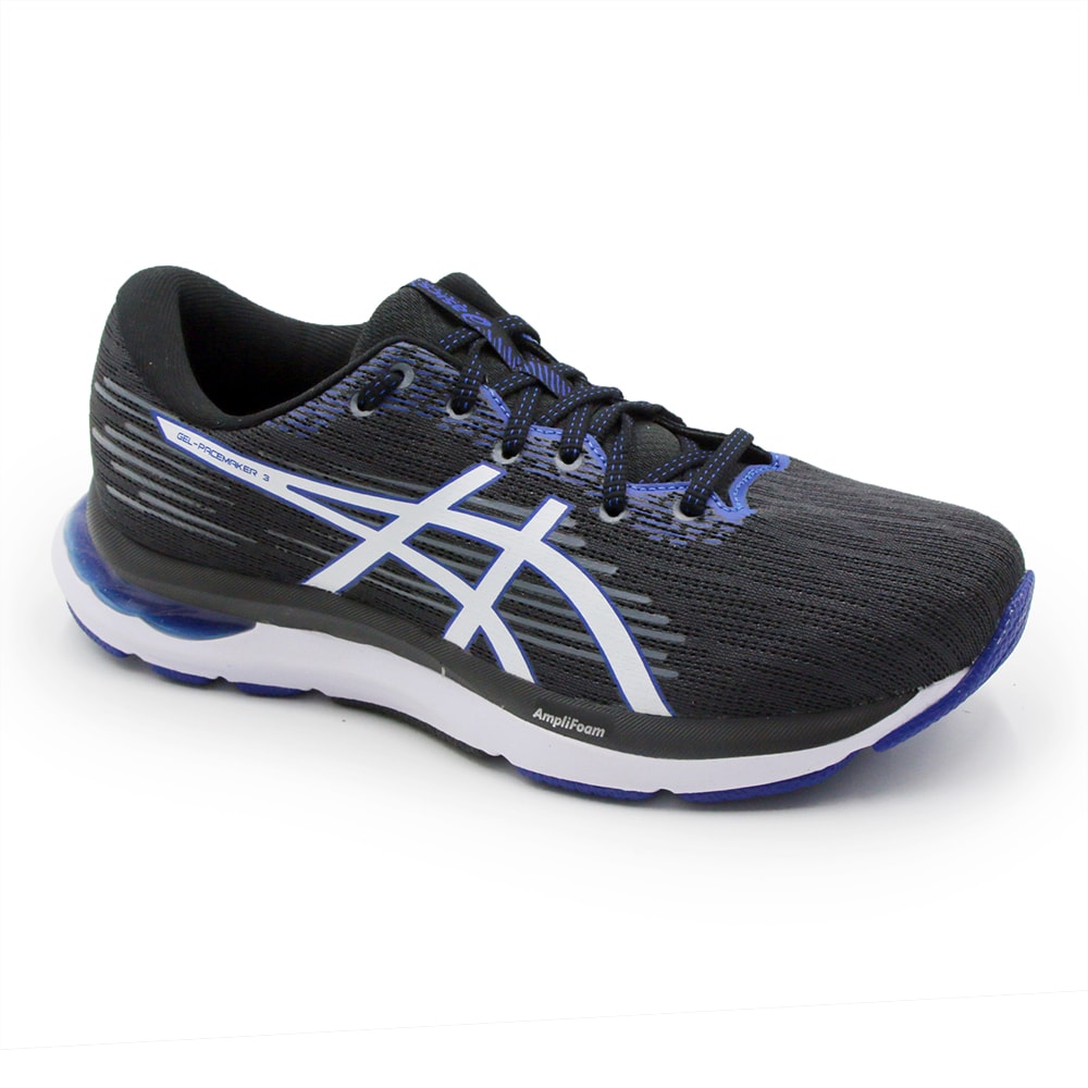 Tênis asics gel nimbus 18 clearance masculino - marinho e branco