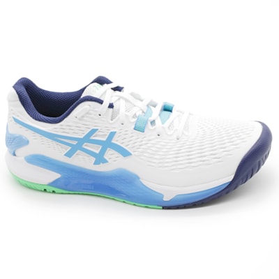 Tenis Asics Masculino Branco/Azul - 285246