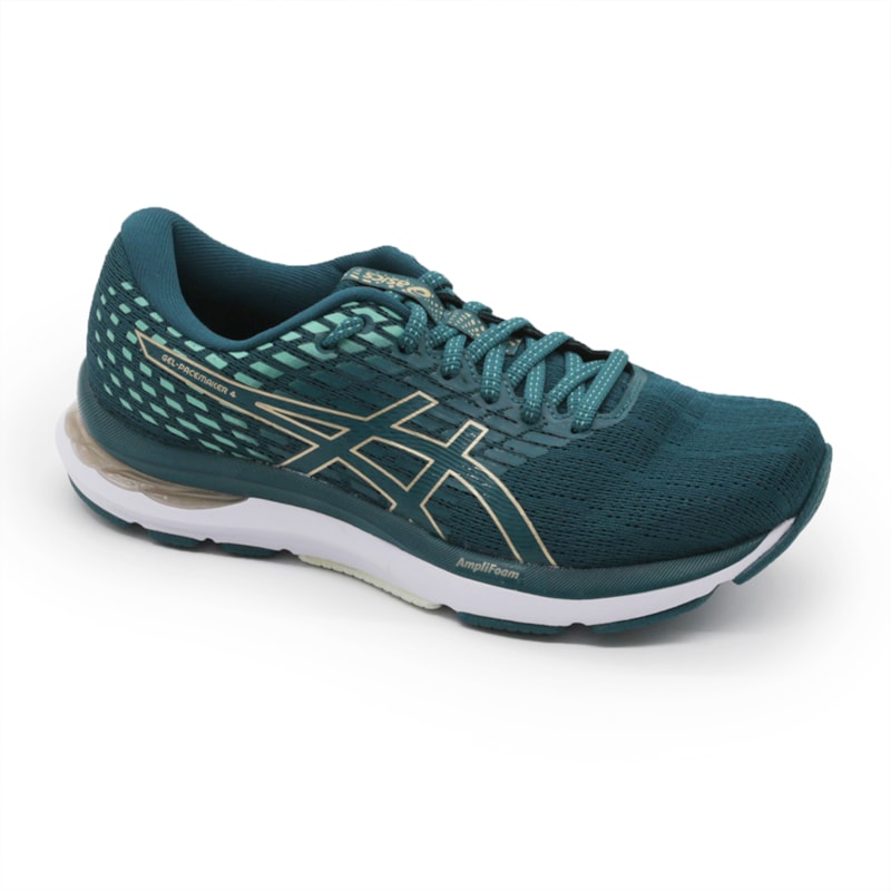 Tenis Asics Pacemaker Masculino Verde/Dourado - 279528