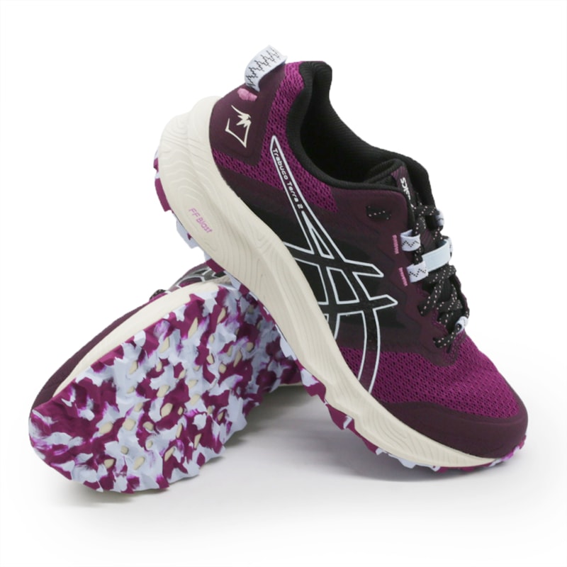 Tenis Asics Trabuco Terra Feminino Rosa/Preto - 280888