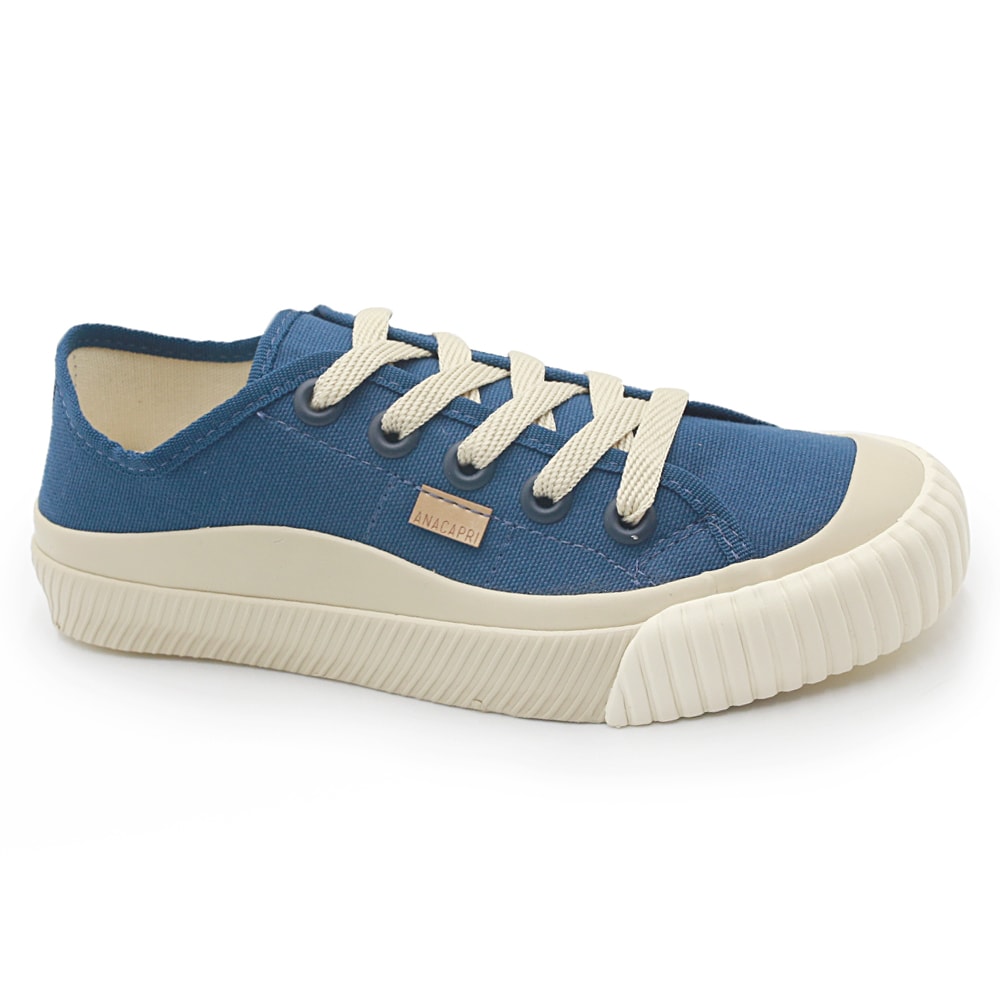 Tenis Casual Feminino Ana Capri Azul - 239811 - Anita Shoes