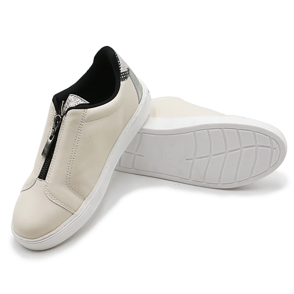 Tenis Casual Luz Da Lua Feminino Panna/Artico - 239944 - Anita Shoes
