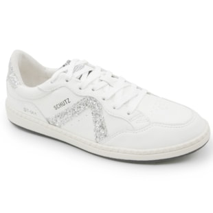 Tenis Casual Schutz White/Prata - 273953
