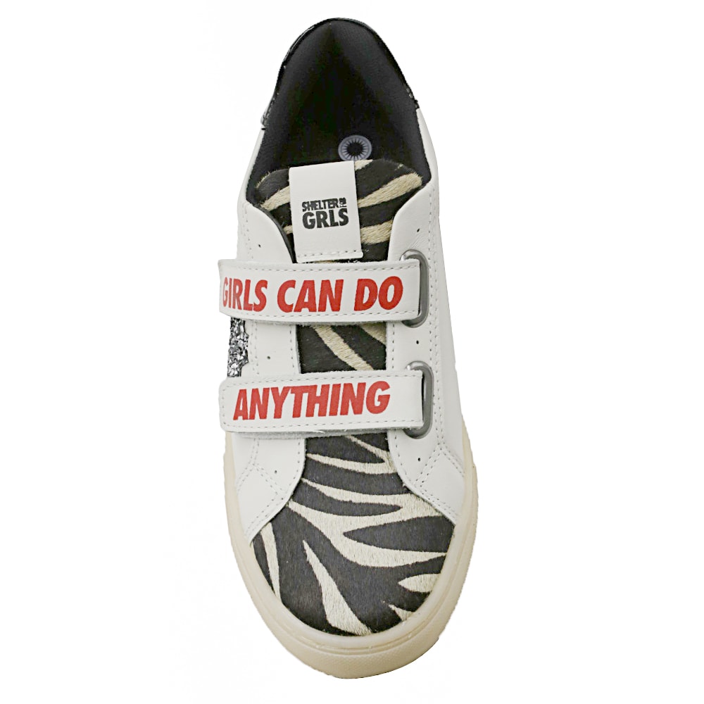 Tenis Casual Shelter Feminino Zebra - 274815 - Anita Shoes